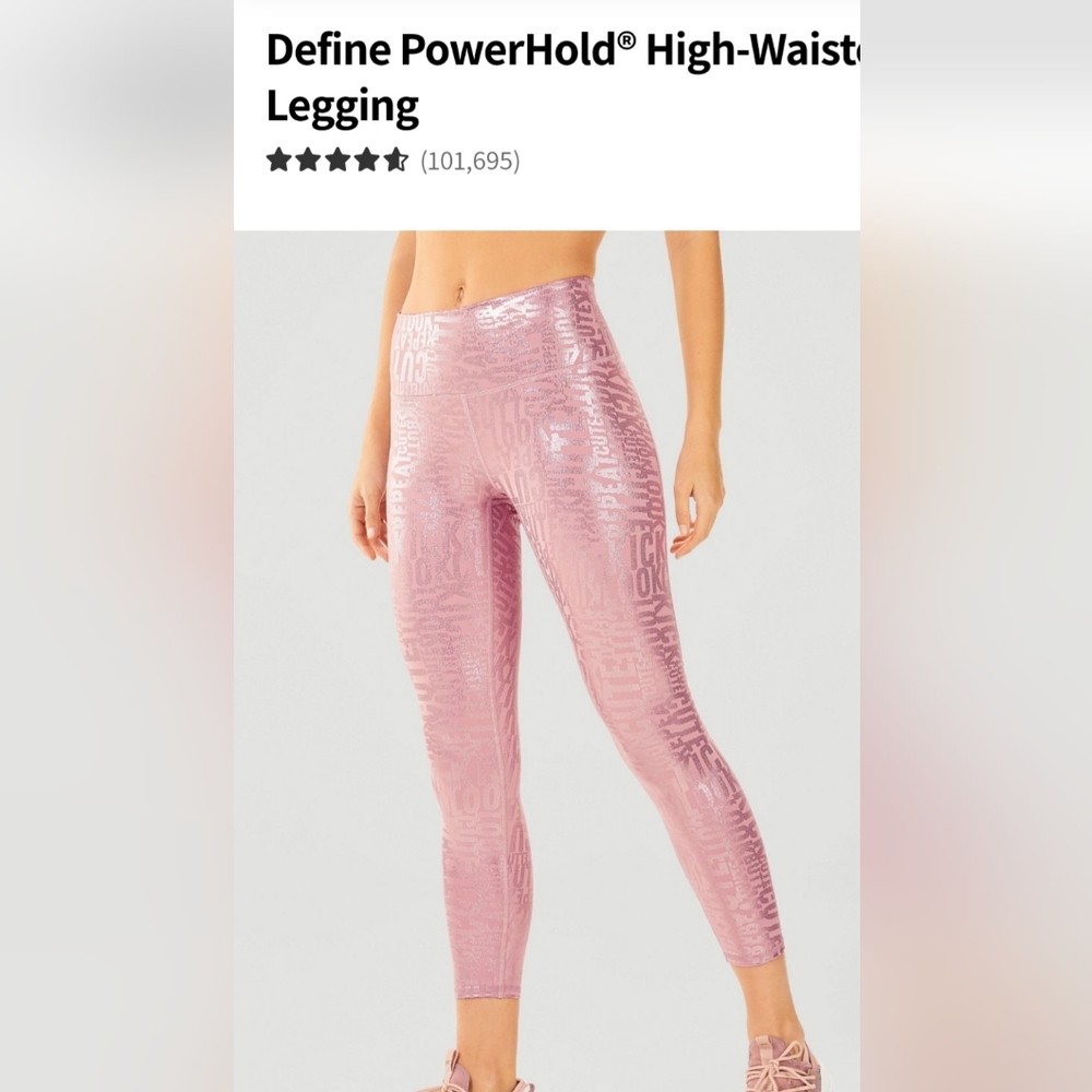 Fabletics legging pink brand new size L